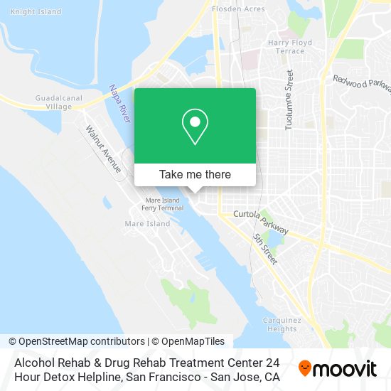 Alcohol Rehab & Drug Rehab Treatment Center 24 Hour Detox Helpline map