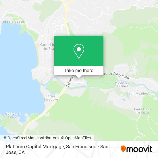 Platinum Capital Mortgage map