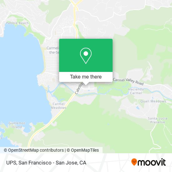 UPS map