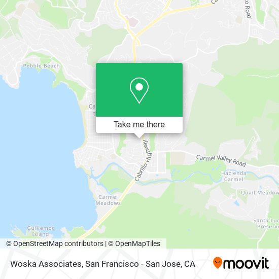 Woska Associates map