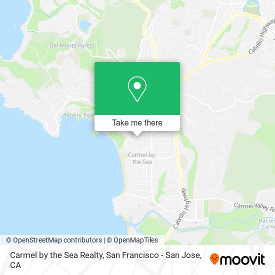 Carmel by the Sea Realty map