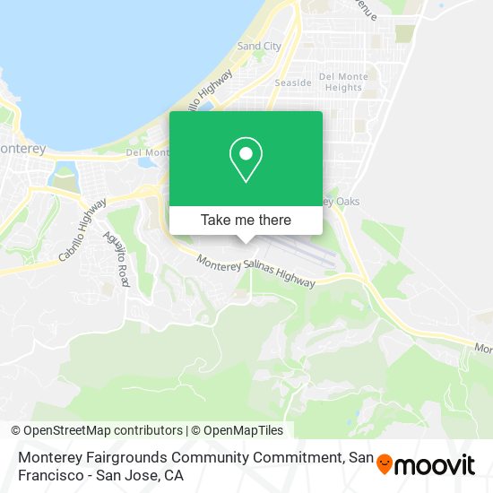 Mapa de Monterey Fairgrounds Community Commitment