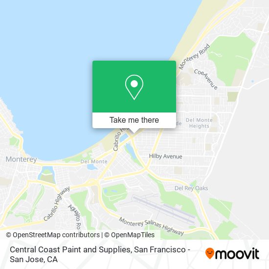 Central Coast Paint and Supplies map