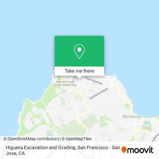 Higuera Excavation and Grading map