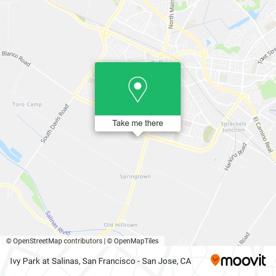 Ivy Park at Salinas map