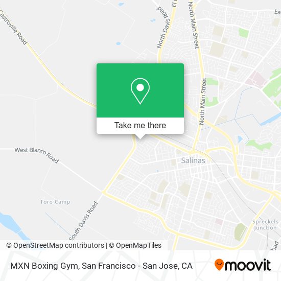 MXN Boxing Gym map