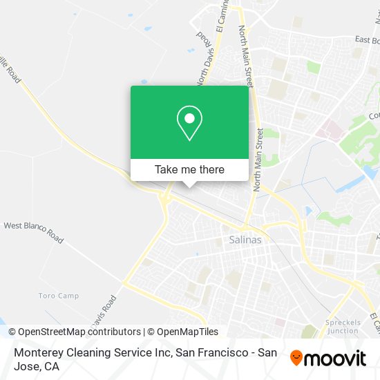 Monterey Cleaning Service Inc map