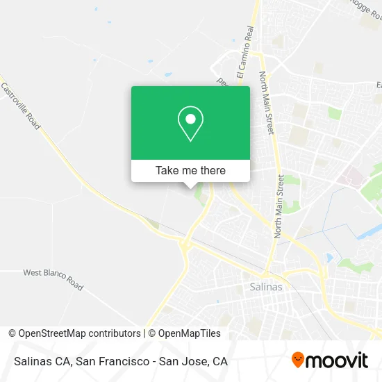 Salinas CA map
