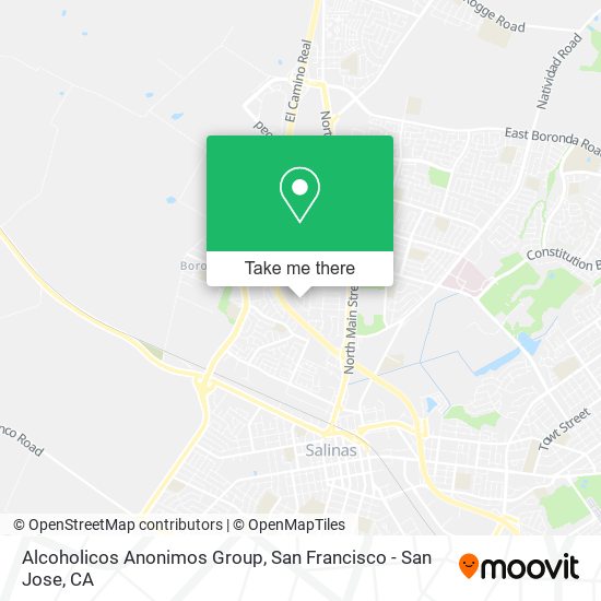 Alcoholicos Anonimos Group map