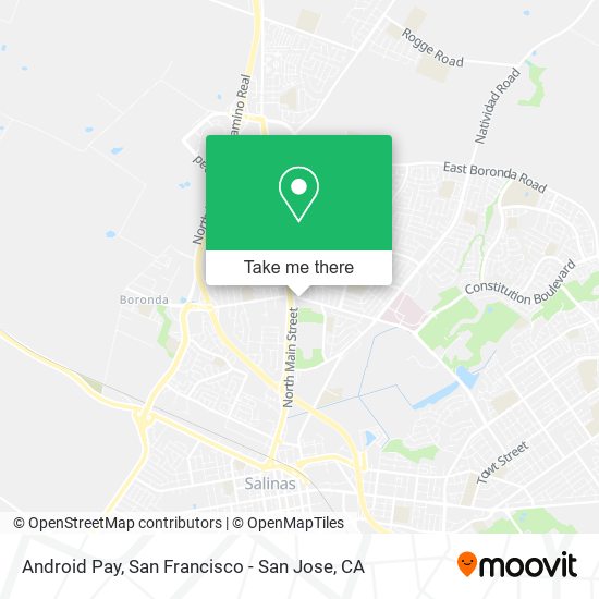 Android Pay map