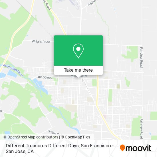 Different Treasures Different Days map