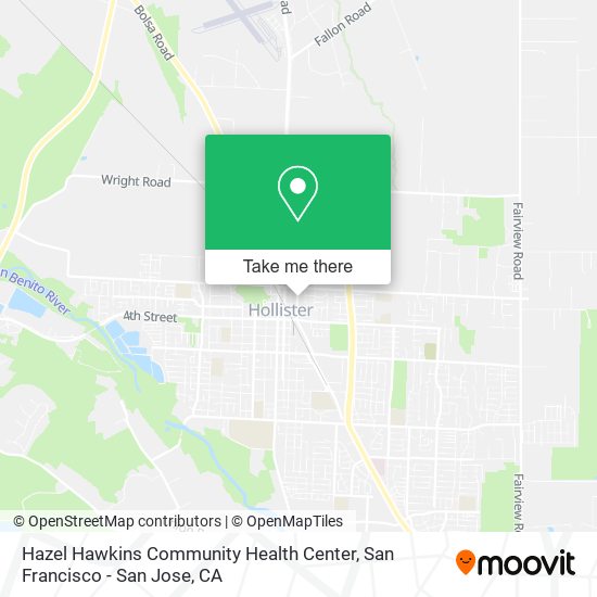 Hazel Hawkins Community Health Center map