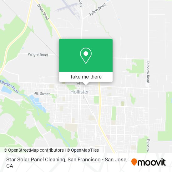 Star Solar Panel Cleaning map