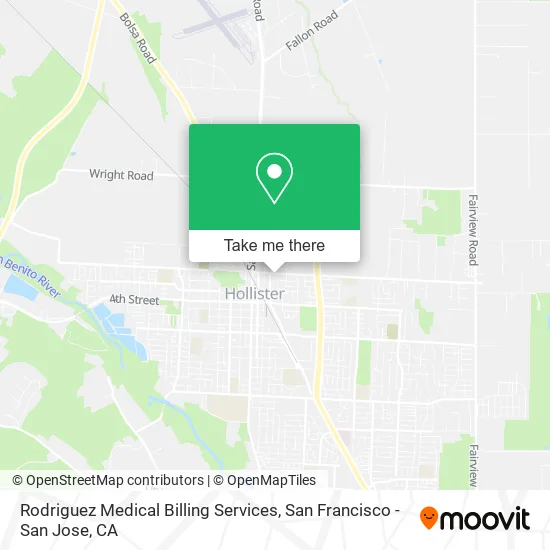 Mapa de Rodriguez Medical Billing Services