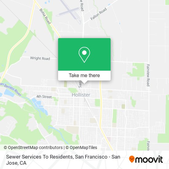 Sewer Services To Residents map