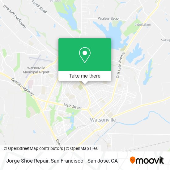 Mapa de Jorge Shoe Repair