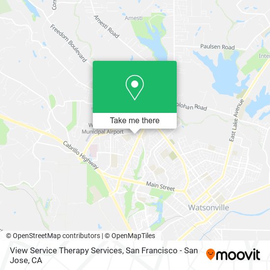 Mapa de View Service Therapy Services