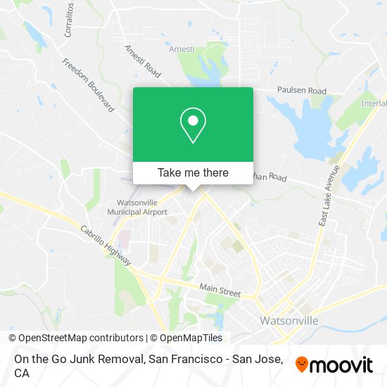 On the Go Junk Removal map