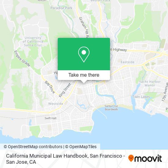 California Municipal Law Handbook map