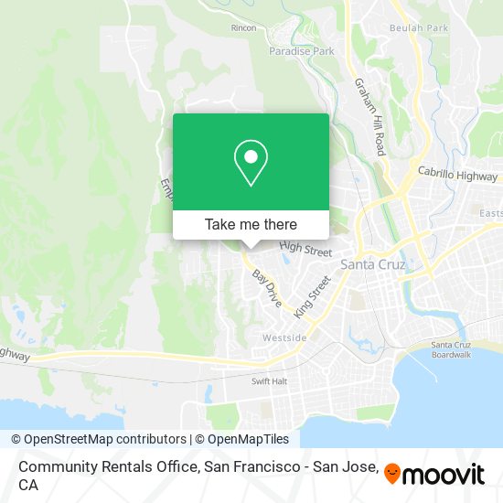 Community Rentals Office map