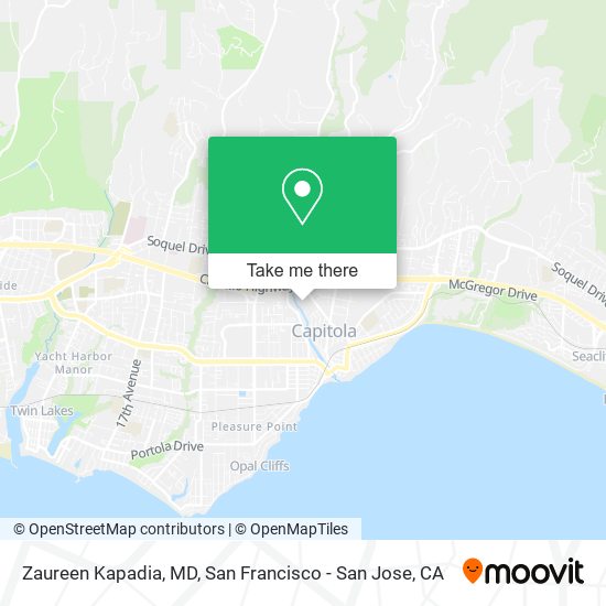 Mapa de Zaureen Kapadia, MD