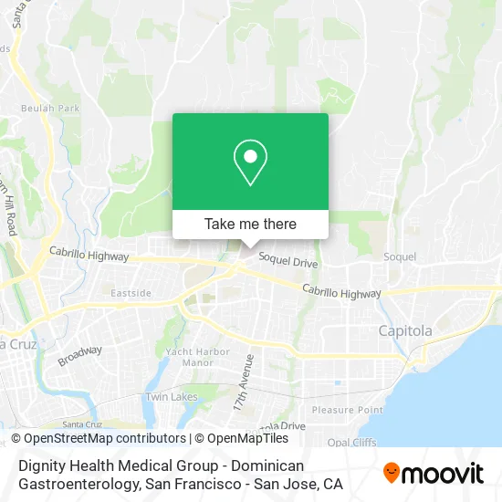 Mapa de Dignity Health Medical Group - Dominican Gastroenterology
