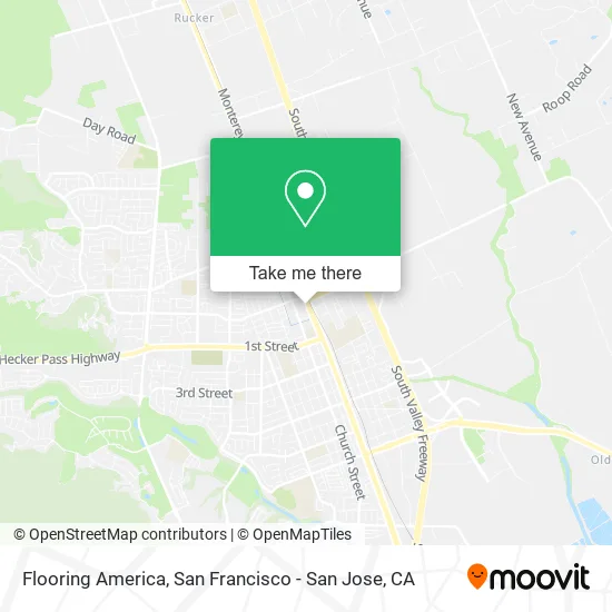 Mapa de Flooring America