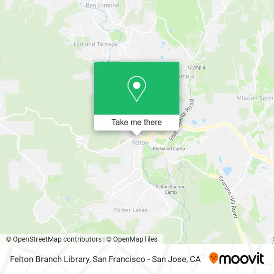 Felton Branch Library map