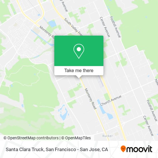 Mapa de Santa Clara Truck