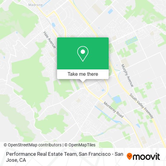 Performance Real Estate Team map