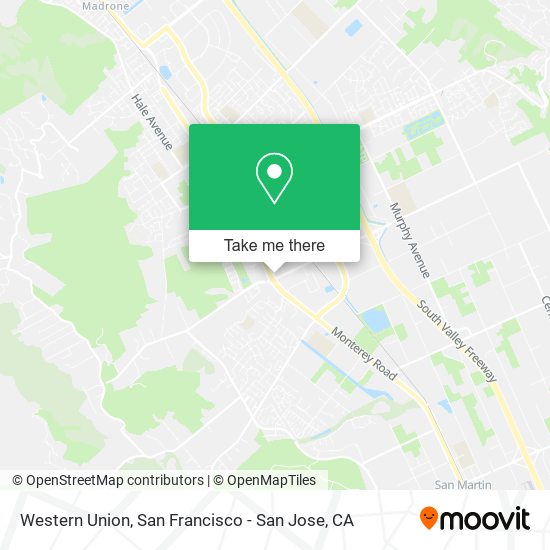 Western Union map