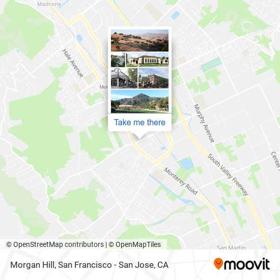 Morgan Hill map