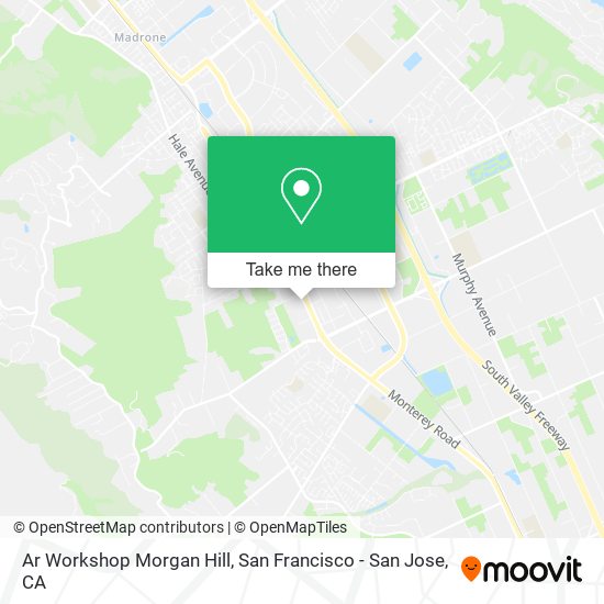 Ar Workshop Morgan Hill map