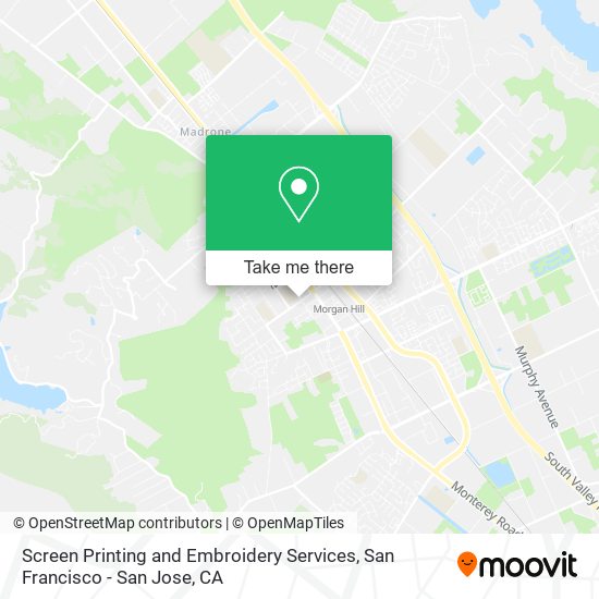 Screen Printing and Embroidery Services map