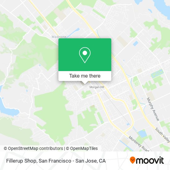 Fillerup Shop map