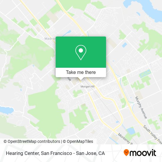 Hearing Center map
