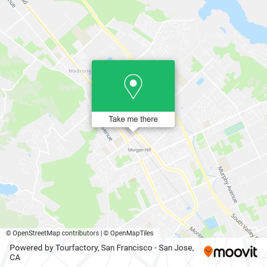 Mapa de Powered by Tourfactory