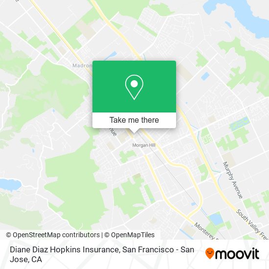 Mapa de Diane Diaz Hopkins Insurance
