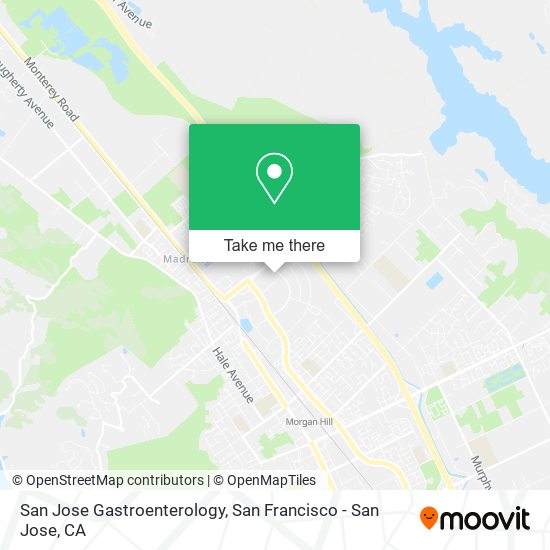 Mapa de San Jose Gastroenterology