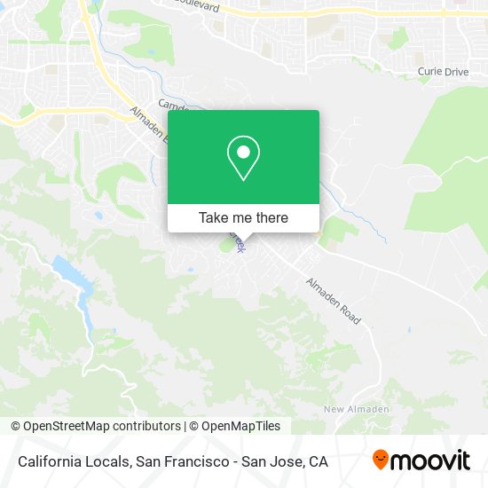 California Locals map