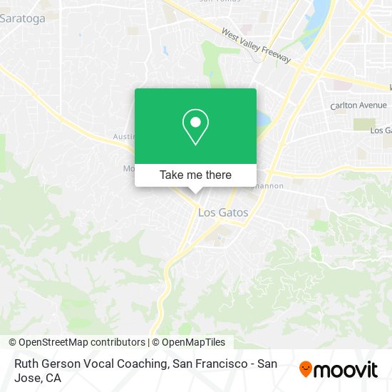 Mapa de Ruth Gerson Vocal Coaching