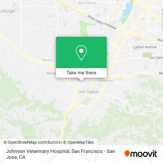 Johnson Veterinary Hospital map