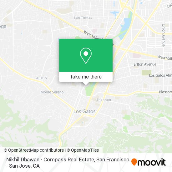 Nikhil Dhawan - Compass Real Estate map