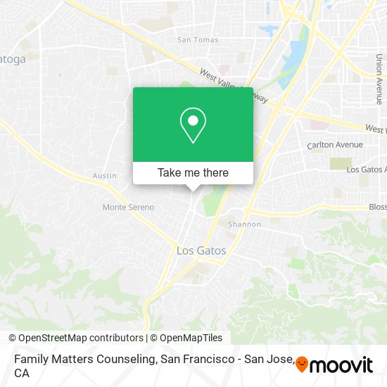 Family Matters Counseling map