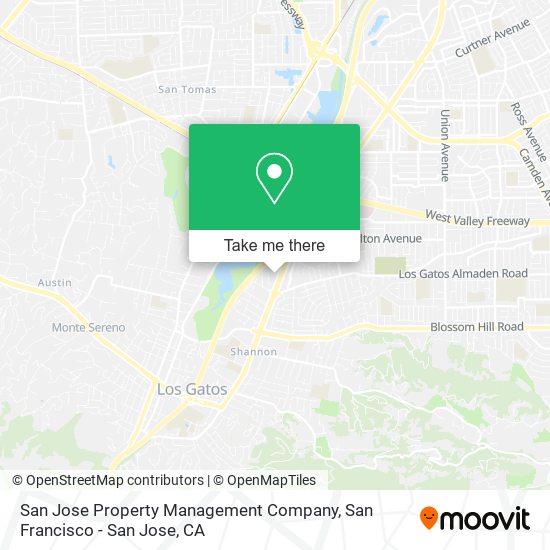 San Jose Property Management Company map