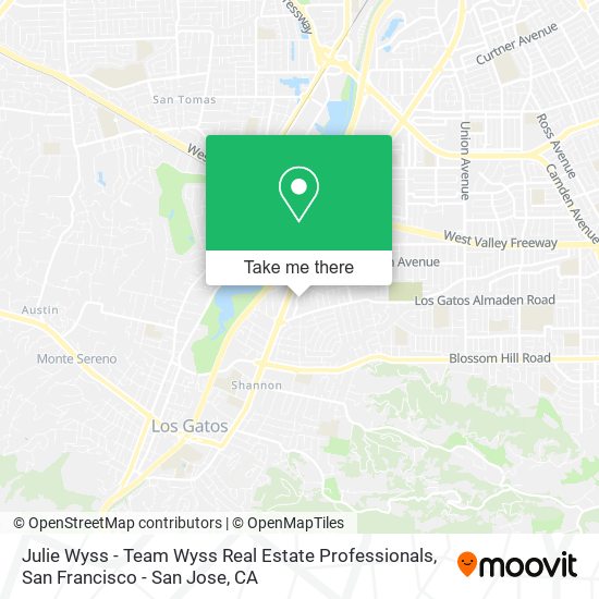 Julie Wyss - Team Wyss Real Estate Professionals map