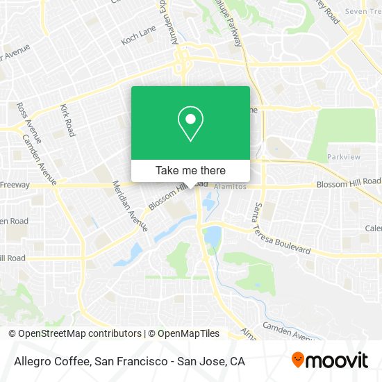 Allegro Coffee map