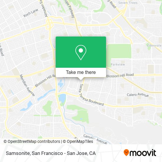 Samsonite map