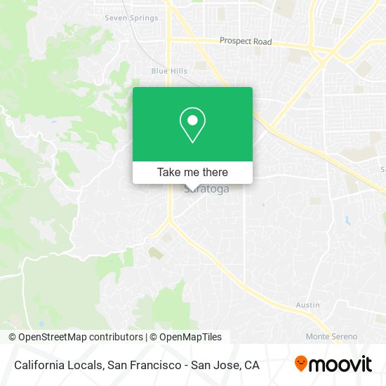 Mapa de California Locals