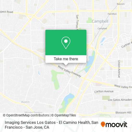 Imaging Services Los Gatos - El Camino Health map
